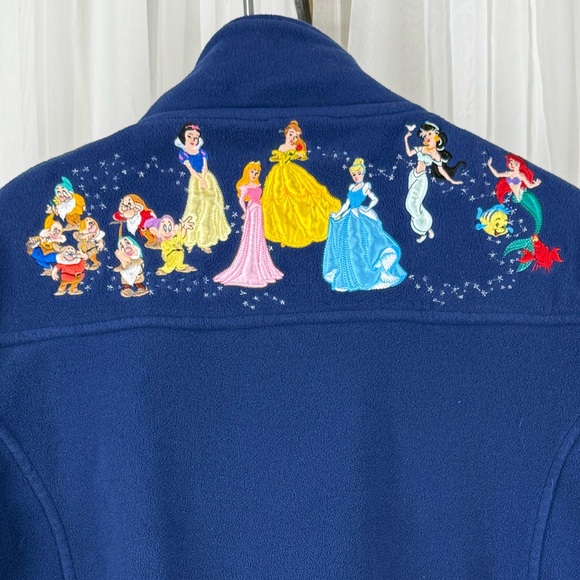 Rare 2009 Disney Bradford Exchange Embroider Fleece Jacket Mickey Pooh Princess - Picture 10 of 10